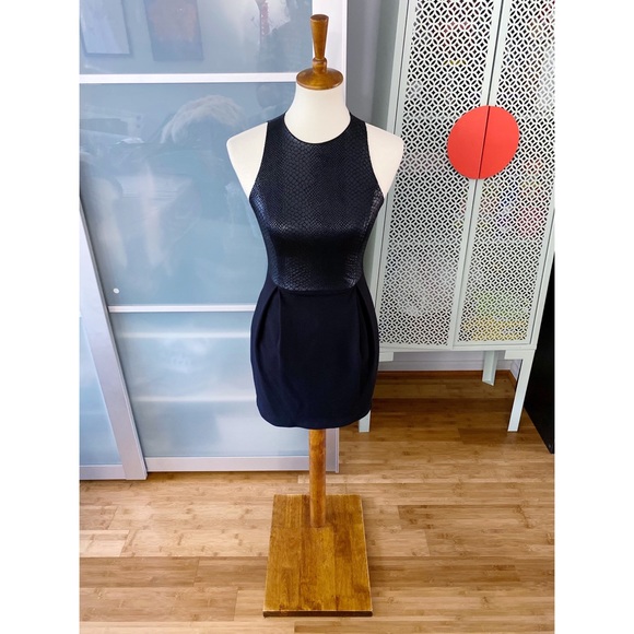 A/X Armani Exchange Dresses & Skirts - Armani Exchange Snakeskin Print Fitted Mini Dress